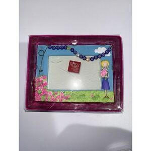 Vintage Russ Berrie Mommy Is So Pretty 3D Picture Frame 4x6 Crayon Style